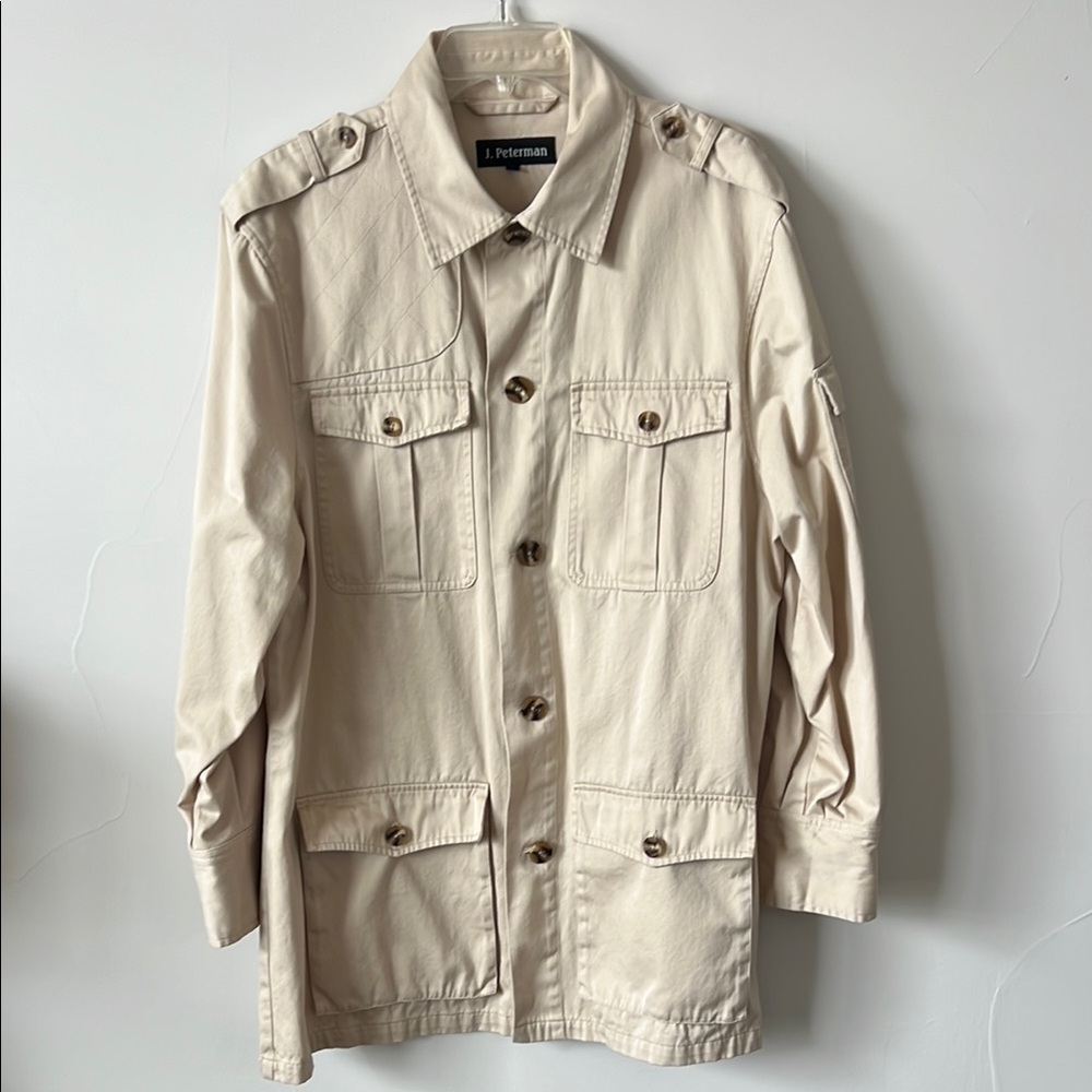 J. Peterman Safari Style Utility Jacket